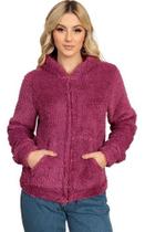 Casaco Feminino Inverno Blusa De Frio Teddy Pelúcia Cores