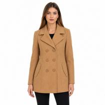 Casaco Feminino Lã Batida Facinelli 610257 Bege Casaco Feminino Lã Batida Facinelli 610257 Bege