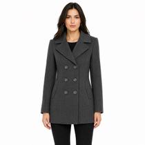 Casaco Feminino Lã Batida Facinelli 610257 Chumbo Casaco Feminino Lã Batida Facinelli 610257 Chumbo