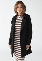 Casaco Feminino Lã Batida Soft Botão Unitário - Casaco Feminino Lã Batida Soft Botão Unitário -