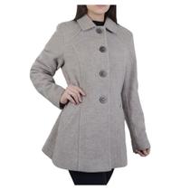 Casaco Feminino Peleteria Cordeiro Bege Claro Mescla - 2170