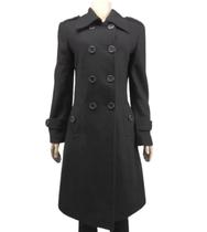 Casaco Feminino Peleteria Cordeiro Lã Longo Preto - 2118 Casaco Feminino Peleteria Cordeiro Lã Longo Preto - 2118