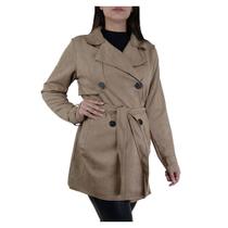 Casaco Feminino Pellini Suede Bege Café - GD4441 Casaco Feminino Pellini Suede Bege Café - GD4441
