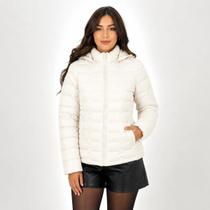 Casaco Feminino Peluciado Puffer Quente Capuz Removível Casaco Feminino Peluciado Puffer Quente Capuz Removível