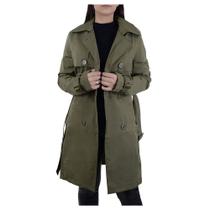 Casaco Feminino Safira Longo Verde Musgo - CS24031A2-SF
