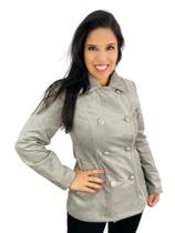 Casaco Feminino Veludo Cotelê Botões 610232