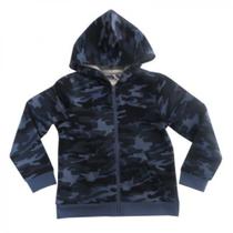 Casaco Grama com Capuz e Ziper Menino Militar/Azul 4 Anos - Basic+ Casaco Grama com Capuz e Ziper Menino Militar/Azul 4 Anos - Basic+