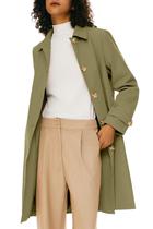 Casaco impermeável feminino Orolay de peito único Armygreen G-Small Casaco impermeável feminino Orolay de peito único Armygreen G-Small