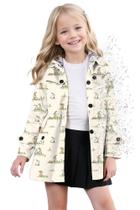 Casaco impermeável SANGTREE Girl com capuz, chuva, 7-8 anos Casaco impermeável SANGTREE Girl com capuz, chuva, 7-8 anos