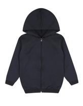 Casaco Infantil Escolar Unissex Blusa Moletom Capuz Zíper