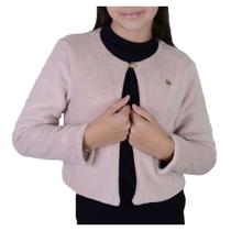 Casaco Infantil Feminino Brandili Fleece Rosa Claro - 5587