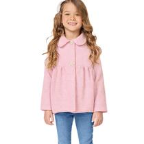 Casaco Infantil Menina Elegante Estilo Tweed Premium Luxo - Casaco Infantil Menina Elegante Estilo Tweed Premium Luxo -