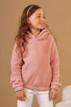 Casaco Infantil Menina em Pele Soft