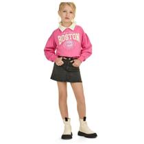 Casaco Infantil Menina Moletinho Ring Boston- Angerô