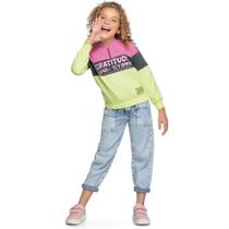 Casaco Infantil Menina Moletom Peluciado Gratitude - Angerô Casaco Infantil Menina Moletom Peluciado Gratitude - Angerô