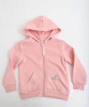 Casaco Infantil Moletom Flanelado Marisa Tam 1 a 3 Ros-50063