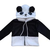 Casaco Infantil Panda Pelúcia.
