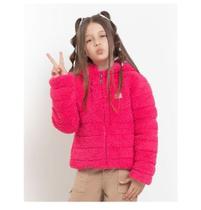 Casaco / Jaqueta Infantil Menina Forrada Inverno Capuz K006 Casaco / Jaqueta Infantil Menina Forrada Inverno Capuz K006