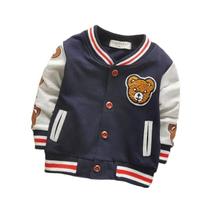 Casaco Jaqueta Raglan Baseball Urso Infantil Criança Bebê Casaco Jaqueta Raglan Baseball Urso Infantil Criança Bebê