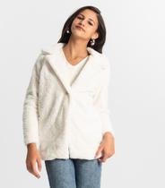 Casaco Juvenil Feminino Pelo Safira Minty Bege