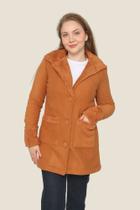 Casaco longo de sherpa