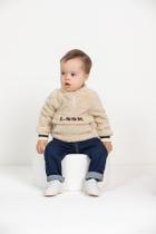 Casaco Luxo Pelo Bebê Meninos Inverno Lessa Kids Ref 8268