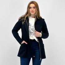 Casaco Malise 7/8 em Malha Executive com Capuz Feminino Casaco Malise 7/8 em Malha Executive com Capuz Feminino