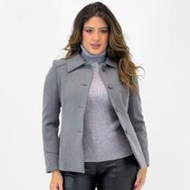 Casaco Malise Curto em Malha Executive Feminino