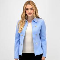 Casaco Malise Curto em Tecido Feminino Casaco Malise Curto em Tecido Feminino