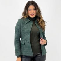 Casaco Malise Curto em Tweed Feminino