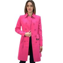 Casaco Malise Longo Executive Feminino Casaco Malise Longo Executive Feminino