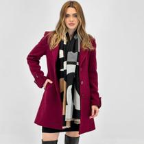 Casaco Malise Slim 7/8 Texturizado Feminino