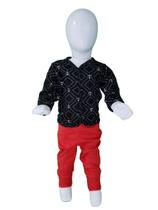 Casaco manga longa bebê masculino em Suede âncora