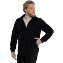 Casaco Masculino De Lã Batida Jaqueta Inverno