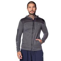 Casaco Masculino Ninety Eight com Capuz Cinza Escuro Casaco Masculino Ninety Eight com Capuz Cinza Escuro