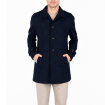 Casaco Masculino Peleteria Cordeiro Lã Médio Preto - 3047 Casaco Masculino Peleteria Cordeiro Lã Médio Preto - 3047