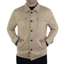 Casaco Masculino Pellini Suede Bege - PL2290 Casaco Masculino Pellini Suede Bege - PL2290