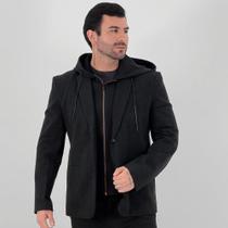 Casaco Menzo Tradicional com Capuz Masculino