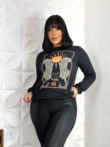 Casaco Moletinho Filhas do Sol Preto