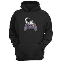 Casaco moletom astronauta gamer video game geek nerd