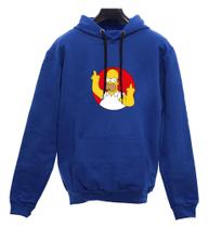 Casaco Moletom Canguru Unissex Série Anime Homer Simpson