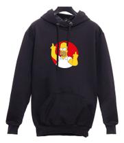 Casaco Moletom Canguru Unissex Série Anime Homer Simpson