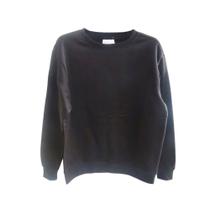 Casaco Moletom Casual Preto Basic+ Confortável Casaco Moletom Casual Preto Basic+ Confortável