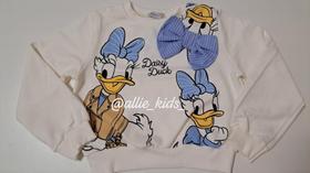 Casaco moletom daisy com laco perola momi Casaco moletom daisy com laco perola momi