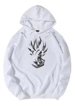 Casaco Moletom Dragon Ball Goku Anime Blusa Frio Preto Anime