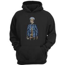 Casaco moletom esqueleto esqueitista skull caveira skate sk8