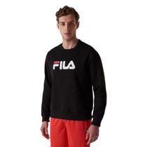 Casaco Moletom Fila Comfort Letter III Masculino Preto Casaco Moletom Fila Comfort Letter III Masculino Preto