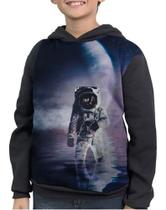 Casaco Moletom Infantil Astronauta Astronomia Espaço