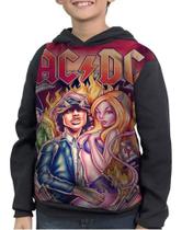Casaco Moletom Infantil Banda Ac Dc Ac/dc Ac-dc