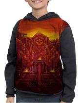 Casaco Moletom Infantil Banda Iron Maiden Full Print